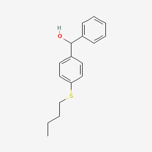molecular formula C17H20OS B1510262 [4-(Butylthio)phenyl](phenyl)methanol 