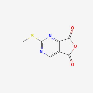 molecular formula C7H4N2O3S B1510267 2-(Methylthio)furo[3,4-d]pyrimidine-5,7-dione CAS No. 241469-90-9