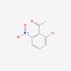 molecular formula C8H6BrNO3 B1510268 1-(2-Bromo-6-nitrophenyl)ethanone CAS No. 55737-11-6