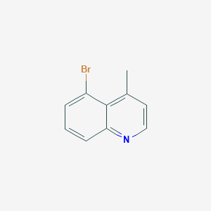 molecular formula C10H8BrN B1510270 5-溴-4-甲基喹啉 CAS No. 698392-18-6