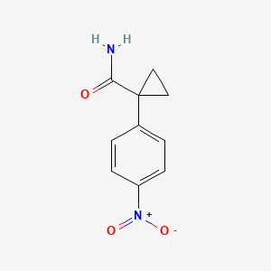 molecular formula C10H10N2O3 B1510273 1-(4-Nitrophenyl)cyclopropanecarboxamide CAS No. 858423-29-7