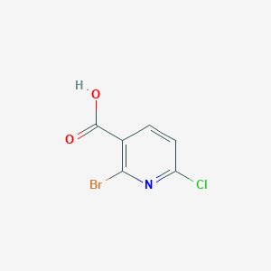 molecular formula C6H3BrClNO2 B1510277 2-溴-6-氯烟酸 CAS No. 1060815-61-3