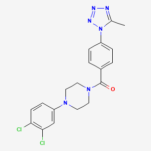 [4-(3,4-dichlorophenyl)piperazin-1-yl][4-(5-methyl-1H-tetrazol-1-yl)phenyl]methanone