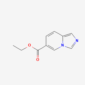 molecular formula C10H10N2O2 B1510286 Ethyl imidazo[1,5-a]pyridine-6-carboxylate CAS No. 256935-75-8