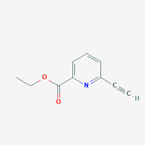 molecular formula C10H9NO2 B1510287 Ethyl 6-ethynylpicolinate CAS No. 1379302-65-4