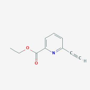 molecular formula C10H9NO2 B1510287 乙基6-乙炔吡啶甲酸酯 CAS No. 1379302-65-4