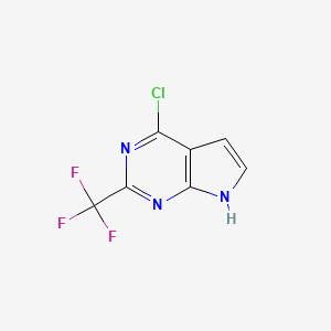 4-Chloro-2-(trifluoromethyl)-7H-pyrrolo[2,3-d]pyrimidine