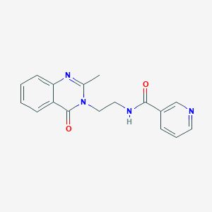 N-[2-(2-methyl-4-oxoquinazolin-3(4H)-yl)ethyl]pyridine-3-carboxamide