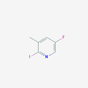 molecular formula C6H5FIN B1510302 5-Fluoro-2-iodo-3-methylpyridine CAS No. 49767-17-1