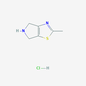 2-Methyl-5,6-dihydro-4H-pyrrolo[3,4-d]thiazole hydrochloride