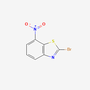 molecular formula C7H3BrN2O2S B1510318 2-Bromo-7-nitrobenzo[d]thiazole CAS No. 3507-49-1