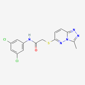 N-(3,5-dichlorophenyl)-2-[(3-methyl[1,2,4]triazolo[4,3-b]pyridazin-6-yl)sulfanyl]acetamide