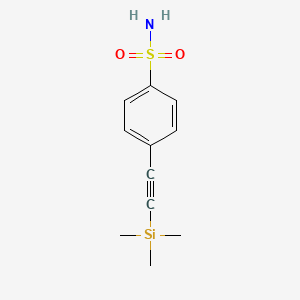 4-((Trimethylsilyl)ethynyl)benzenesulfonamide