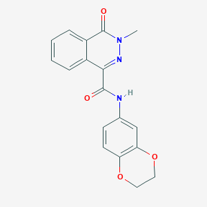 N-(2,3-dihydro-1,4-benzodioxin-6-yl)-3-methyl-4-oxo-3,4-dihydrophthalazine-1-carboxamide