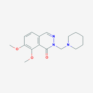 7,8-dimethoxy-2-(piperidin-1-ylmethyl)phthalazin-1(2H)-one