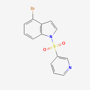 4-Bromo-1-(pyridine-3-ylsulfonyl)-1H-indole