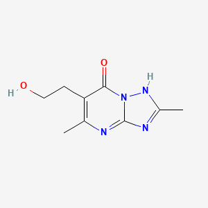 6-(2-Hydroxyethyl)-2,5-dimethyl[1,2,4]triazolo[1,5-a]pyrimidin-7-ol