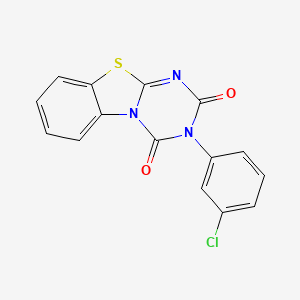 3-(3-chlorophenyl)-2H-[1,3,5]triazino[2,1-b][1,3]benzothiazole-2,4(3H)-dione