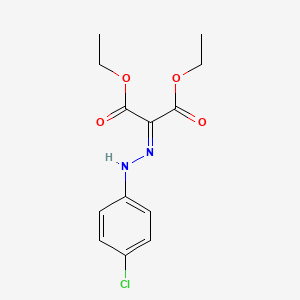 molecular formula C13H15ClN2O4 B15103721 Diethyl [2-(4-chlorophenyl)hydrazinylidene]propanedioate CAS No. 13631-91-9