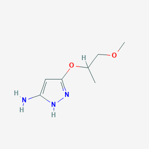 5-((1-Methoxypropan-2-yl)oxy)-1H-pyrazol-3-amine