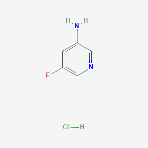molecular formula C5H6ClFN2 B1510375 5-Fluoropyridin-3-amine hydrochloride 