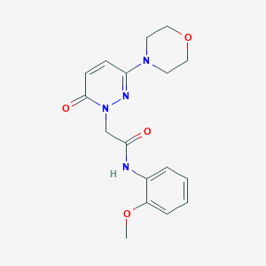 N-(2-methoxyphenyl)-2-[3-(morpholin-4-yl)-6-oxopyridazin-1(6H)-yl]acetamide