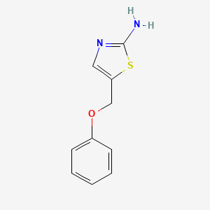 molecular formula C10H10N2OS B15103842 5-(Phenoxymethyl)thiazol-2-amine 