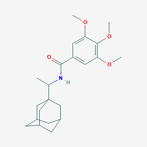 N-(adamantanylethyl)(3,4,5-trimethoxyphenyl)carboxamide