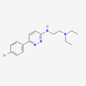 N'-[6-(4-bromophenyl)pyridazin-3-yl]-N,N-diethylethane-1,2-diamine