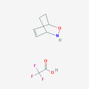 molecular formula C8H10F3NO3 B1510398 2-Oxa-3-azabicyclo[2.2.2]oct-5-ene 2,2,2-trifluoroacetate CAS No. 809288-09-3