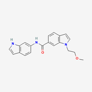 N-(1H-indol-6-yl)-1-(2-methoxyethyl)-1H-indole-6-carboxamide