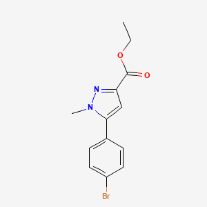 Ethyl 5-(4-bromophenyl)-1-methyl-1h-pyrazole-3-carboxylate