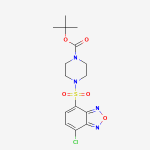 Tert-butyl 4-[(7-chloro-2,1,3-benzoxadiazol-4-yl)sulfonyl]piperazine-1-carboxylate