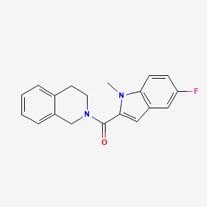 3,4-dihydroisoquinolin-2(1H)-yl(5-fluoro-1-methyl-1H-indol-2-yl)methanone