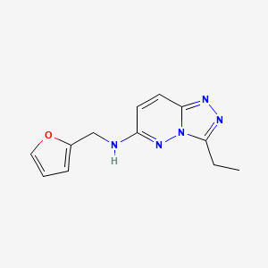 3-ethyl-N-(furan-2-ylmethyl)[1,2,4]triazolo[4,3-b]pyridazin-6-amine