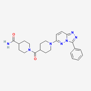 1-{[1-(3-Phenyl[1,2,4]triazolo[4,3-b]pyridazin-6-yl)piperidin-4-yl]carbonyl}piperidine-4-carboxamide