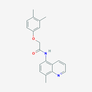 2-(3,4-dimethylphenoxy)-N-(8-methylquinolin-5-yl)acetamide