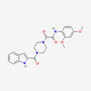 N-(2,4-dimethoxyphenyl)-2-[4-(1H-indol-2-ylcarbonyl)piperazin-1-yl]-2-oxoacetamide