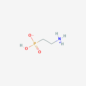 molecular formula C2H8NO3P B151045 (2-氨基乙基)膦酸 CAS No. 2041-14-7