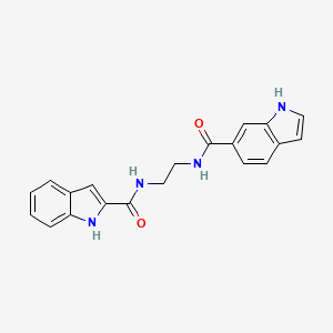 N-{2-[(1H-indol-6-ylcarbonyl)amino]ethyl}-1H-indole-2-carboxamide