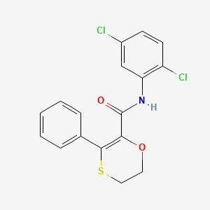 N-(2,5-dichlorophenyl)-3-phenyl-5,6-dihydro-1,4-oxathiine-2-carboxamide