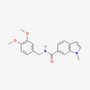 N-(3,4-dimethoxybenzyl)-1-methyl-1H-indole-6-carboxamide