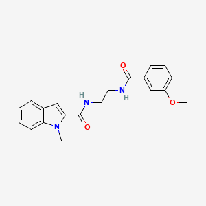 N-(2-{[(3-methoxyphenyl)carbonyl]amino}ethyl)-1-methyl-1H-indole-2-carboxamide