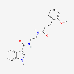 N-(2-{[3-(2-methoxyphenyl)propanoyl]amino}ethyl)-1-methyl-1H-indole-3-carboxamide