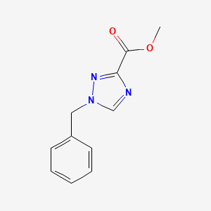 molecular formula C11H11N3O2 B1510465 1-ベンジル-1H-1,2,4-トリアゾール-3-カルボン酸メチル CAS No. 1346809-15-1