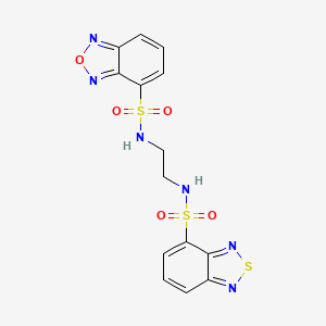 N-{2-[(2,1,3-benzothiadiazol-4-ylsulfonyl)amino]ethyl}-2,1,3-benzoxadiazole-4-sulfonamide