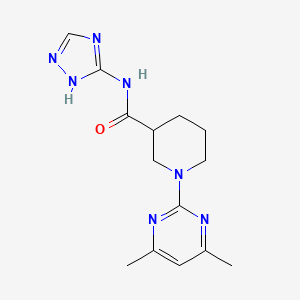 1-(4,6-dimethylpyrimidin-2-yl)-N-(4H-1,2,4-triazol-3-yl)piperidine-3-carboxamide