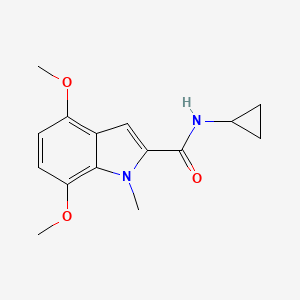 N-cyclopropyl-4,7-dimethoxy-1-methyl-1H-indole-2-carboxamide