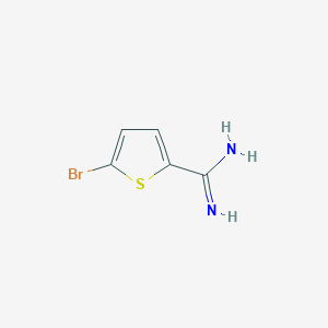 molecular formula C5H5BrN2S B15104859 5-Bromothiophene-2-carboxamidine 