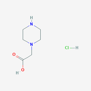 molecular formula C6H13ClN2O2 B1510487 2-(Piperazin-1-yl)acetic acid hydrochloride 
